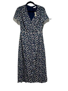 the melody smocked midi dress in daisy print Madewell The Melody Smocked Midi Dress in Daisy Print